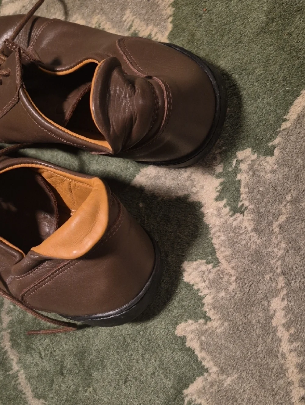 Men's Brown Leather Chukka Boots - Casual Lace-Up